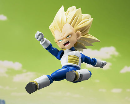 SUPER SAIYAN 3 VEGETA (MINI) "DRAGON BALL DAIMA", TAMASHII NATIONS S.H.Figuarts (P-Bandai Exclusive)