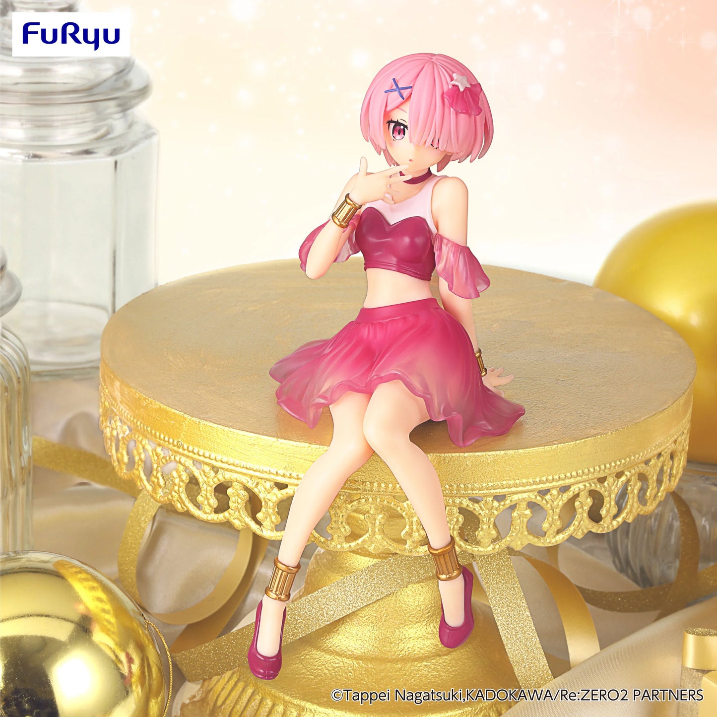 Re:ZERO -Starting Life in Another World- Noodle Stopper Figure -Ram Twinkle Party Another Color ver.-