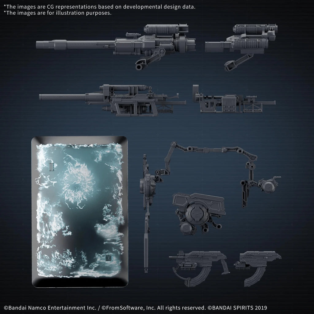 30MM OPTION PARTS SET ARMORED CORE Ⅵ FIRES OF RUBICON WEAPON SET 08