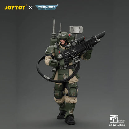 Astra Militarum Kasrkin 3 with Hot-shot Lasgun and Vox-caster