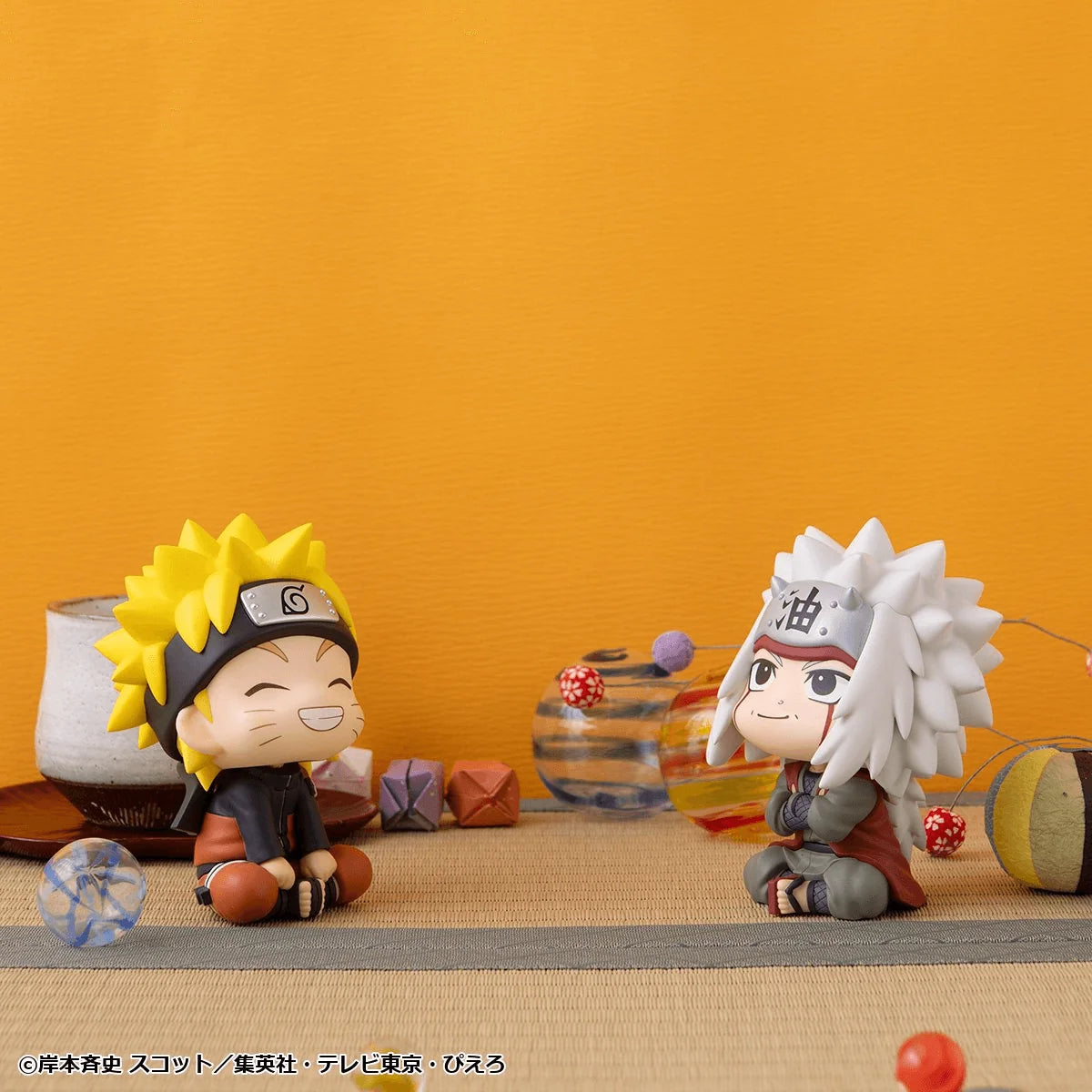 Lookup NARUTO Shippuden Naruto Uzumaki Smile ver. & Jiraiya set【with gift】