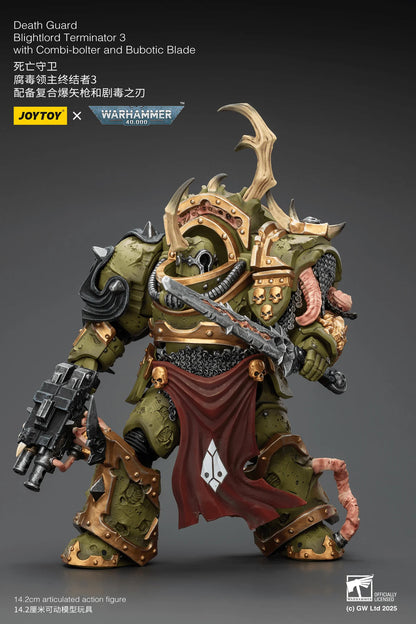 Death Guard Blightlord Terminator 3 with Combi-bolter and Bubotic Blade