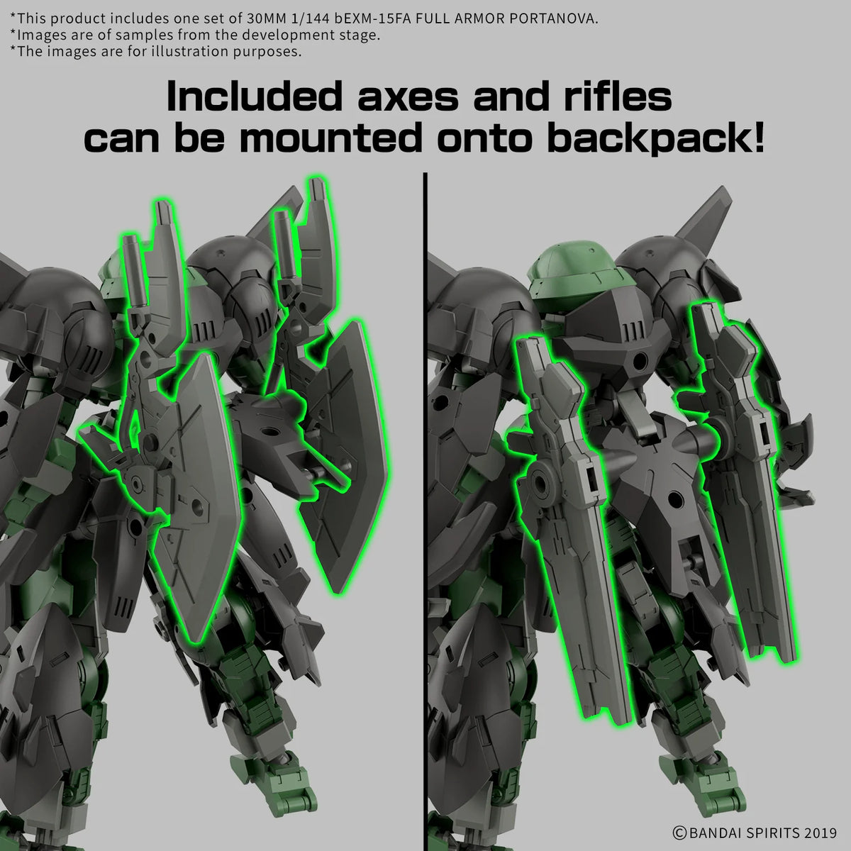 30MM 1/144 bEXM-15FA FULL ARMOR PORTANOVA