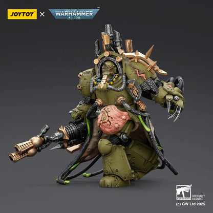 Death Guard Lord of Virulence with Power Fist and Twin Plague Spewer