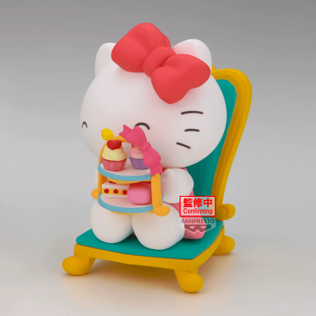 Banpresto Sanrio Nakayoshi Memories Tea Party Figure - Hello Kitty