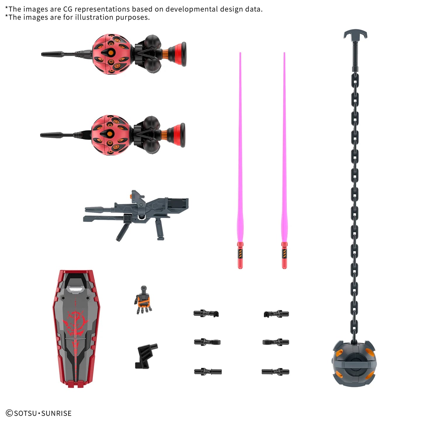 HG 1/144 Red Gundam Model Kit