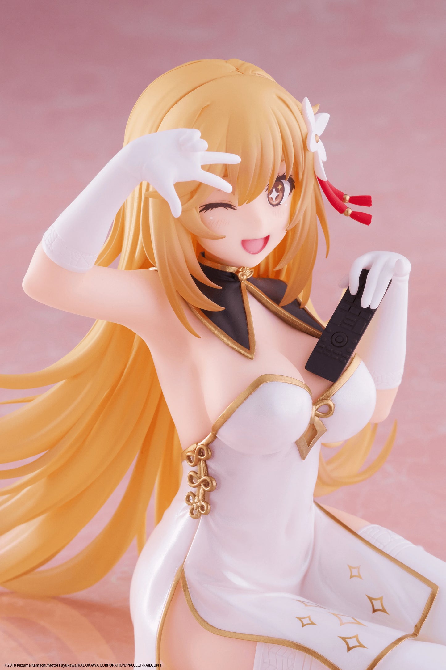 A Certain Scientific Railgun Desktop Cute Figure - Misaki Shokuho (Chinese Dress Ver.)
