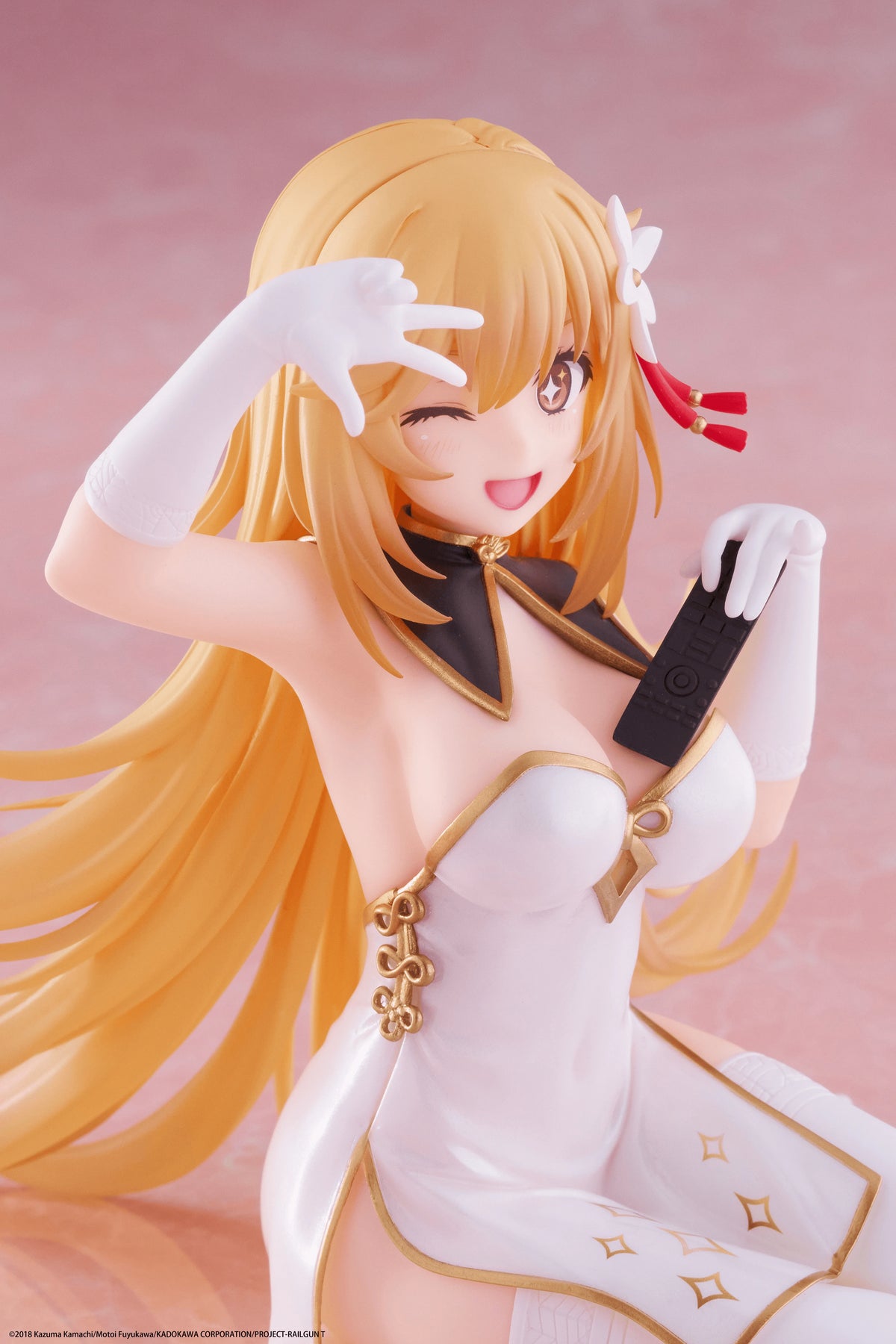 A Certain Scientific Railgun Desktop Cute Figure - Misaki Shokuho (Chinese Dress Ver.)