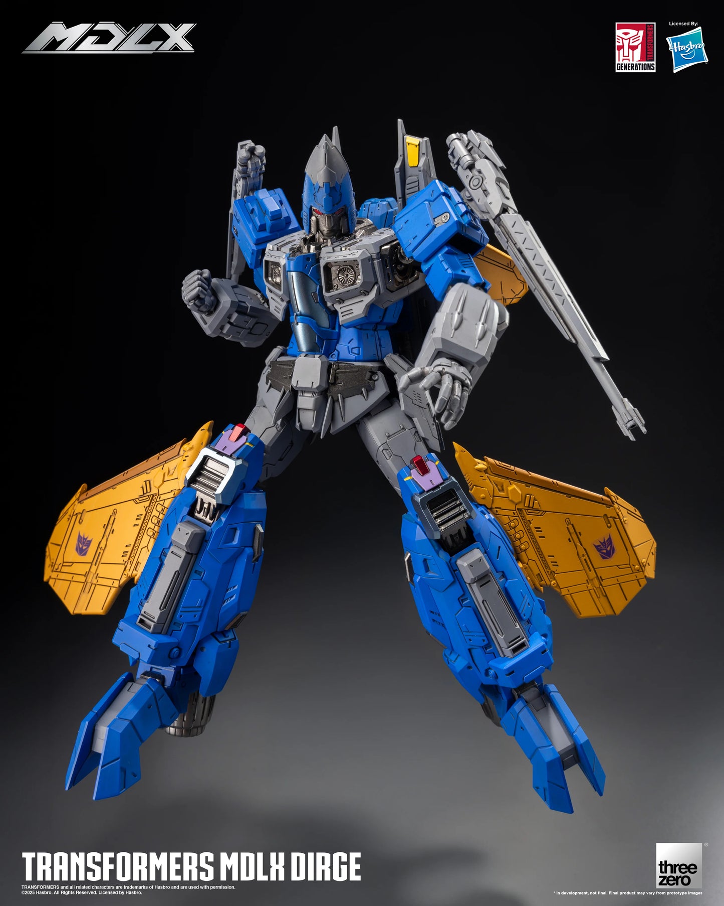 threezero MDLX Dirge Decepticon Action Figure