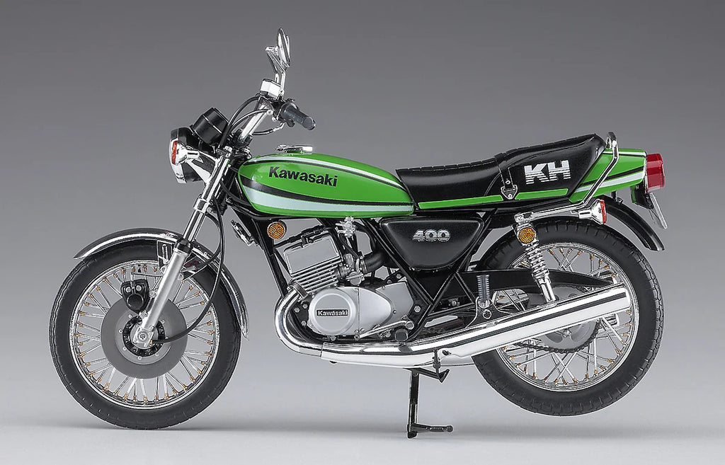 Hasegawa 1:12 Kawasaki KH400-A7 Motorcycle Model Kit
