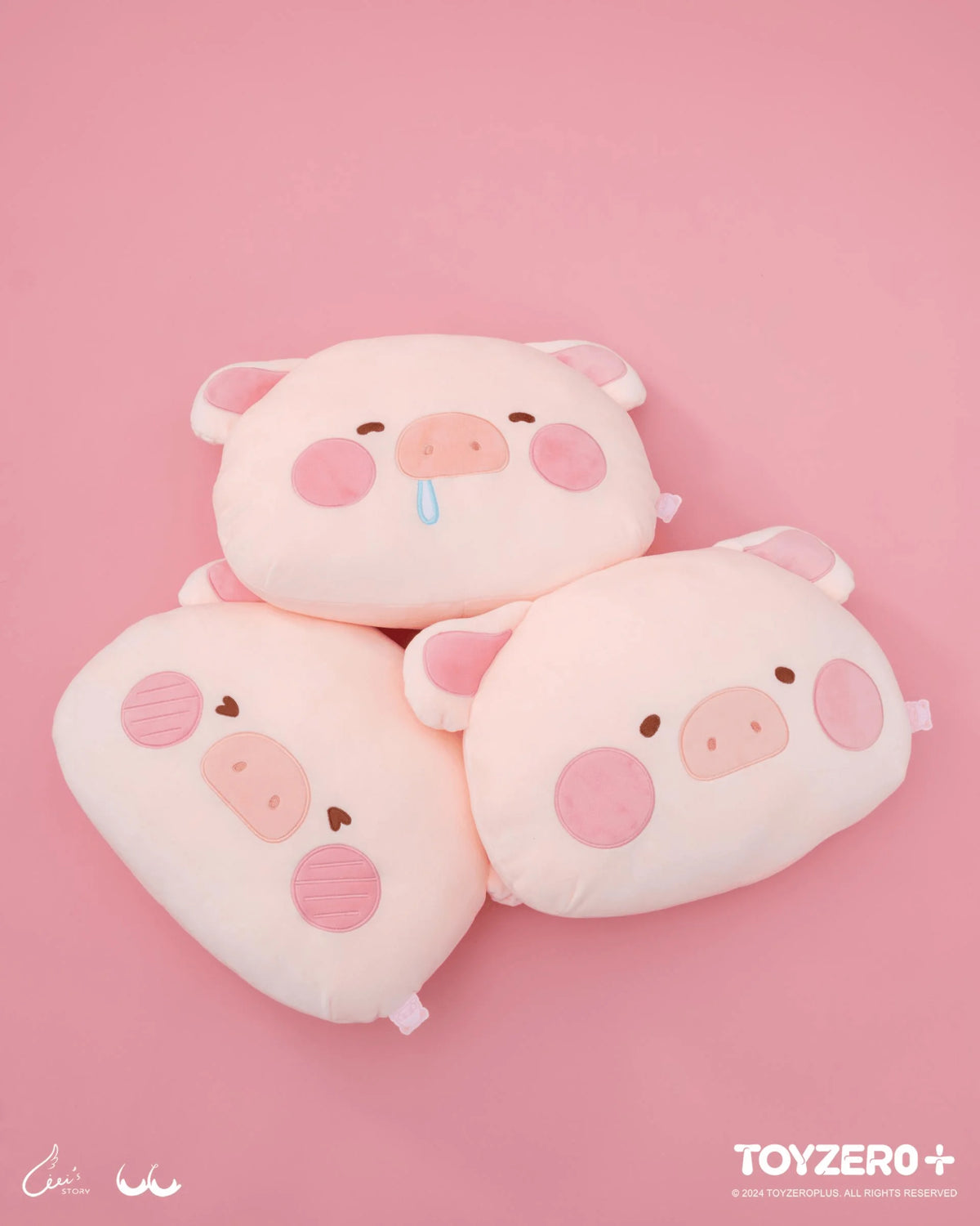 LuLu the Piggy Generic - Emoji Cushion (Happy ver.)