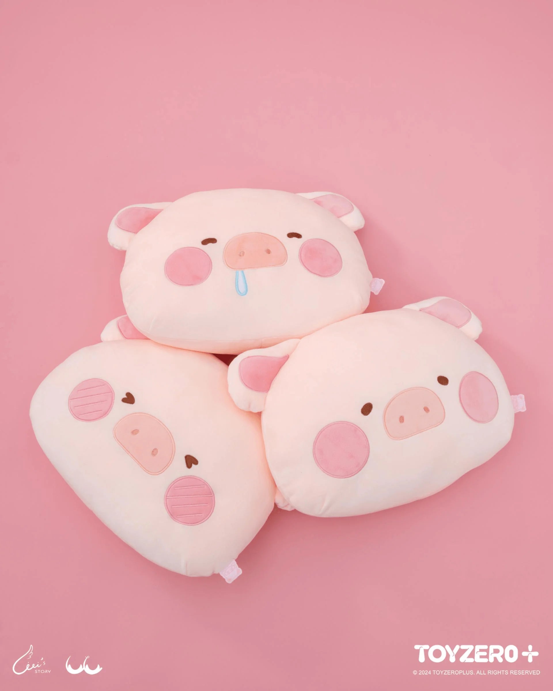 LuLu the Piggy Generic - Emoji Cushion (Happy ver.)