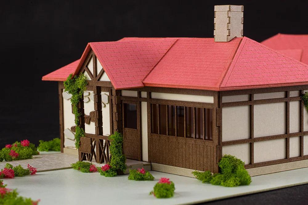 PLUM PMOA Paper Kit Is the Order a Rabbit? Anitecture04 Hot Bakery & Cocoa's House Papercraft Model Kit