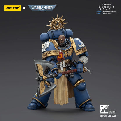 Ultramarines Metaurus with Power Axe, Stormshield and Plasma Pistol