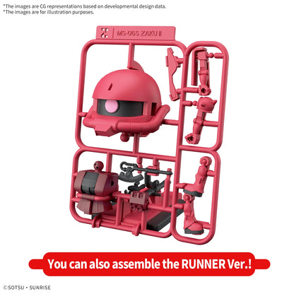 Charzaku-kun DX Set with Runner Ver. Recreation Parts Model Kit
