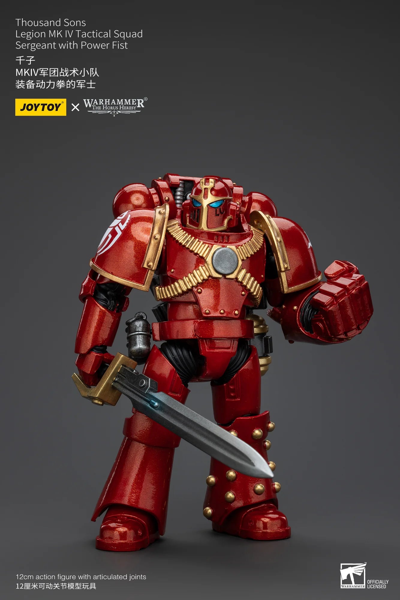 Joy Toy Warhammer 40K Thousand Sons Legion MK IV Tactical Squad Sergeant Action Figure