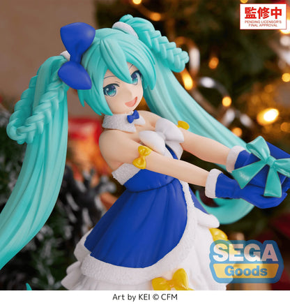 "Hatsune Miku Series" High Premium Figure "Hatsune Miku" Sapphire Christmas Ver.