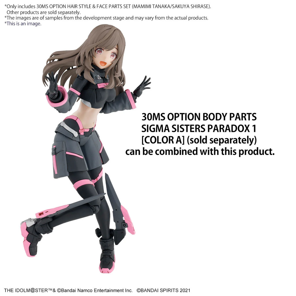 30MS OPTION HAIR STYLE & FACE PARTS SET (MAMIMI TANAKA/SAKUYA SHIRASE)
