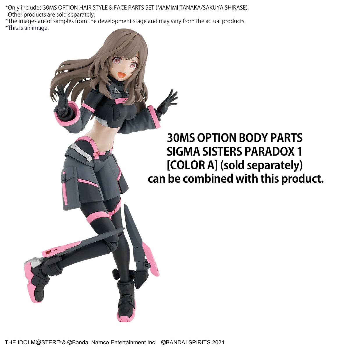 30MS OPTION HAIR STYLE & FACE PARTS SET (MAMIMI TANAKA/SAKUYA SHIRASE)