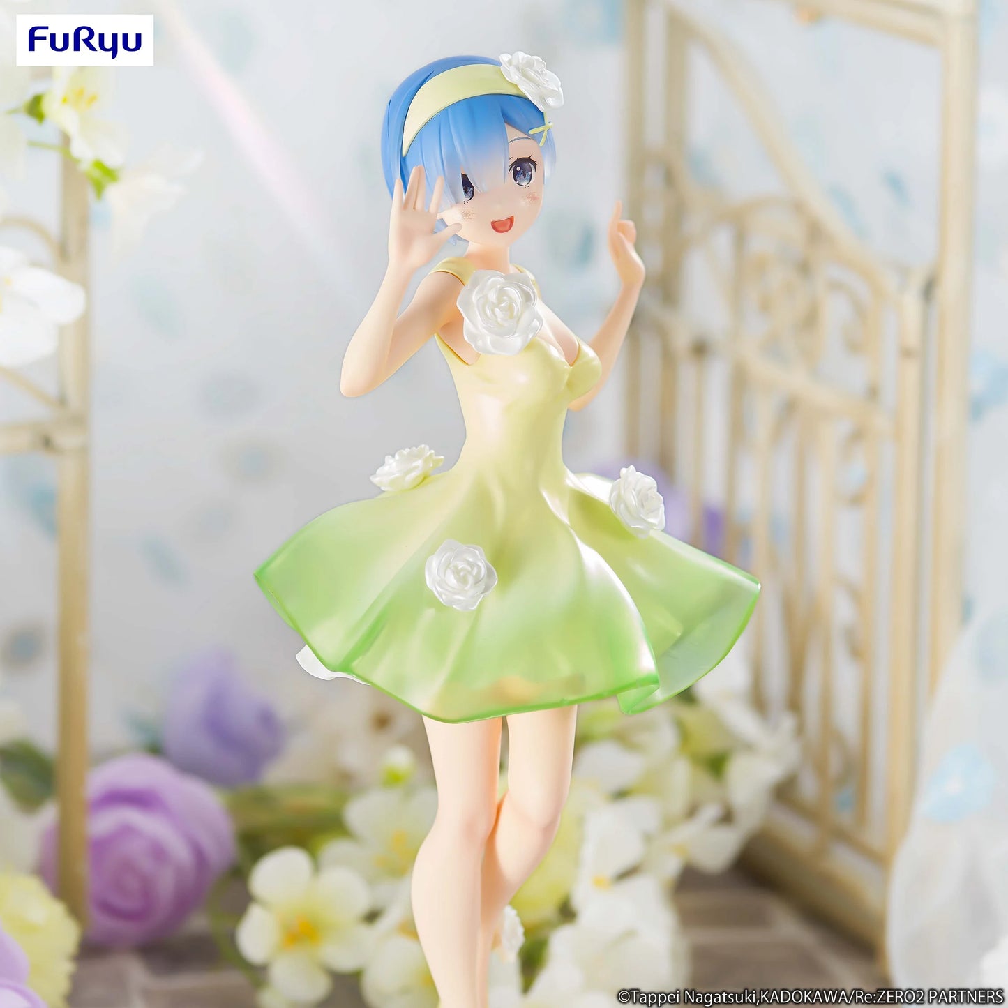 FuRyu Re:ZERO Rem Flower Dress Trio-Try-iT Figure