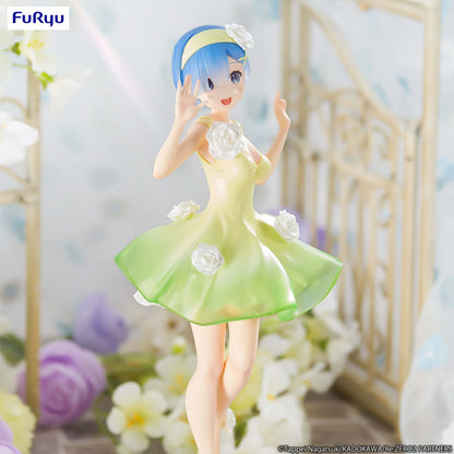 FuRyu Re:ZERO Rem Flower Dress Trio-Try-iT Figure