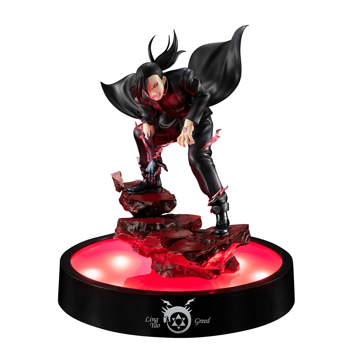 MegaHouse G.E.M. Fullmetal Alchemist Greed (Ling Yao) Scale Figure with LED Base Stand