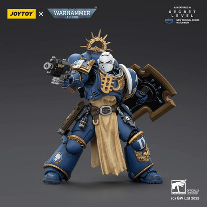 Ultramarines Levantus with Power Sword, Stormshield and Bolt Pistol