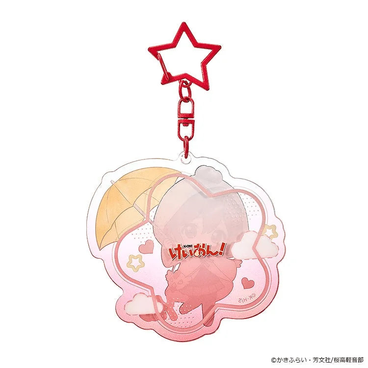 K-ON! Fluffy Rain Series Collectible Acrylic Keychain