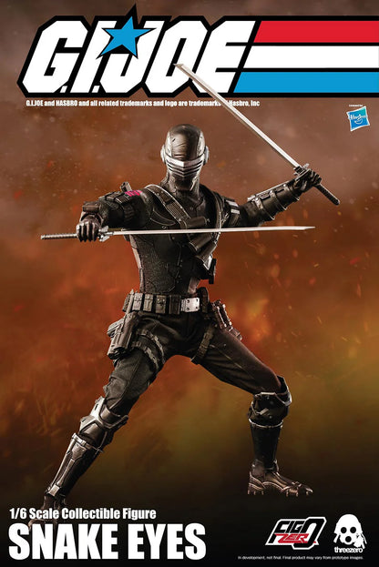 threezero Figzero G.I. Joe Snake Eyes 1/6 Scale Action Figure