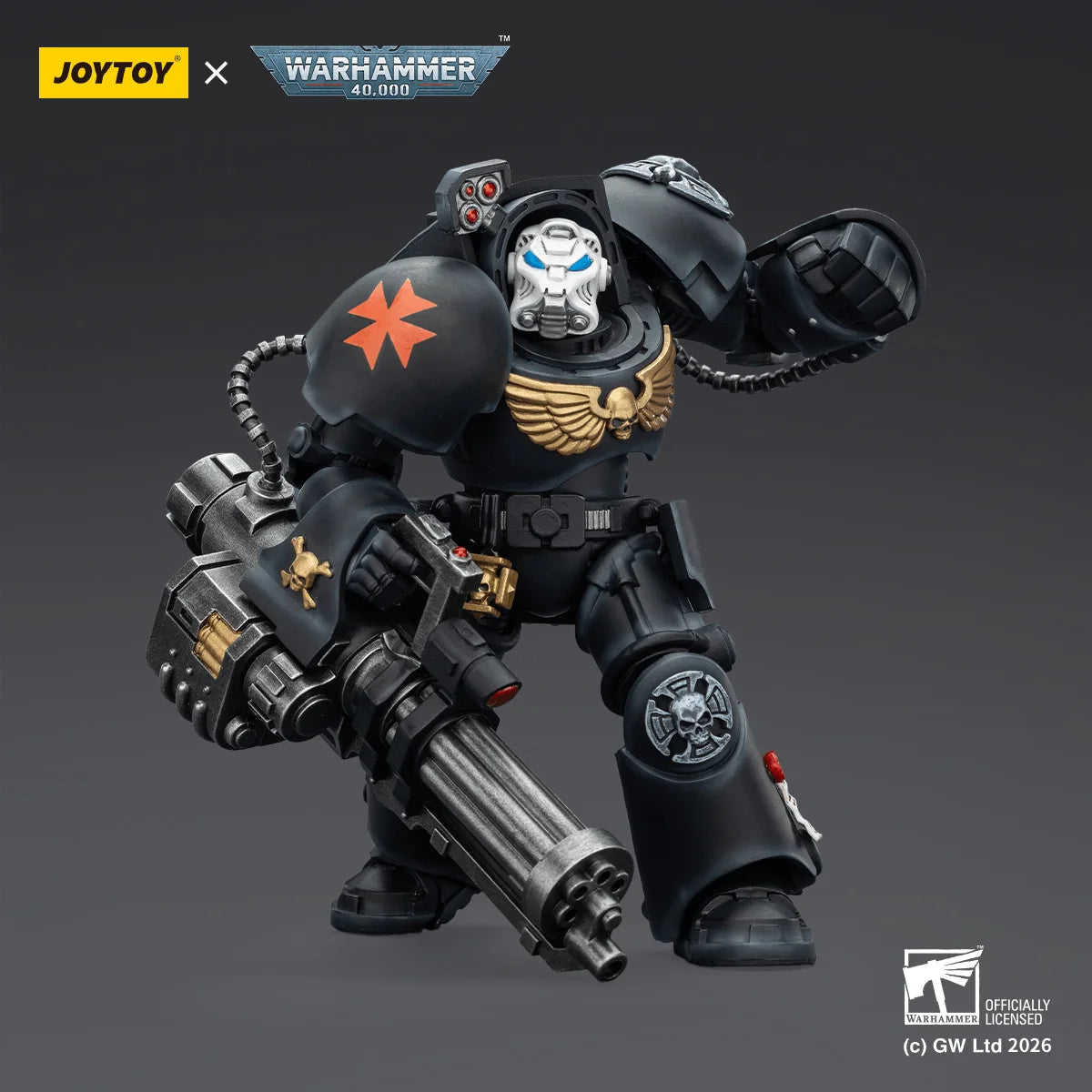 Black Templars Terminator 3 with Power Fist and Assault Cannon
