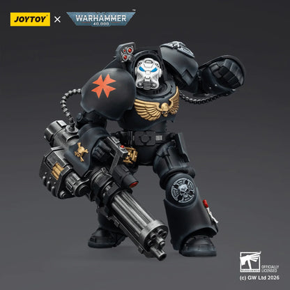 Black Templars Terminator 3 with Power Fist and Assault Cannon