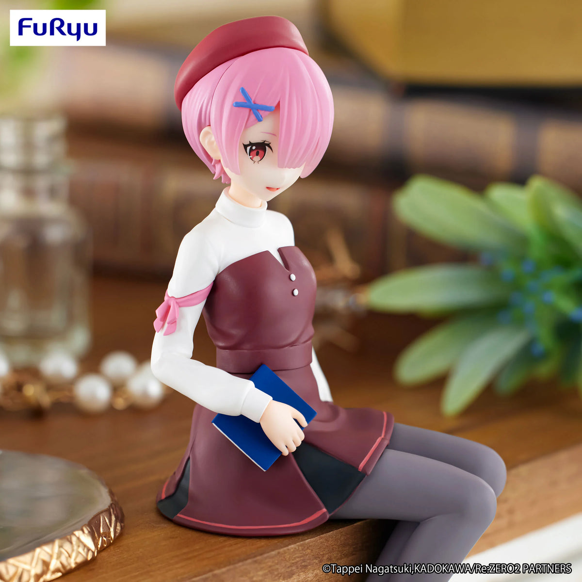 Re:ZERO -Starting Life in Another World- Noodle Stopper Figure -Ram Book Girl ver.-