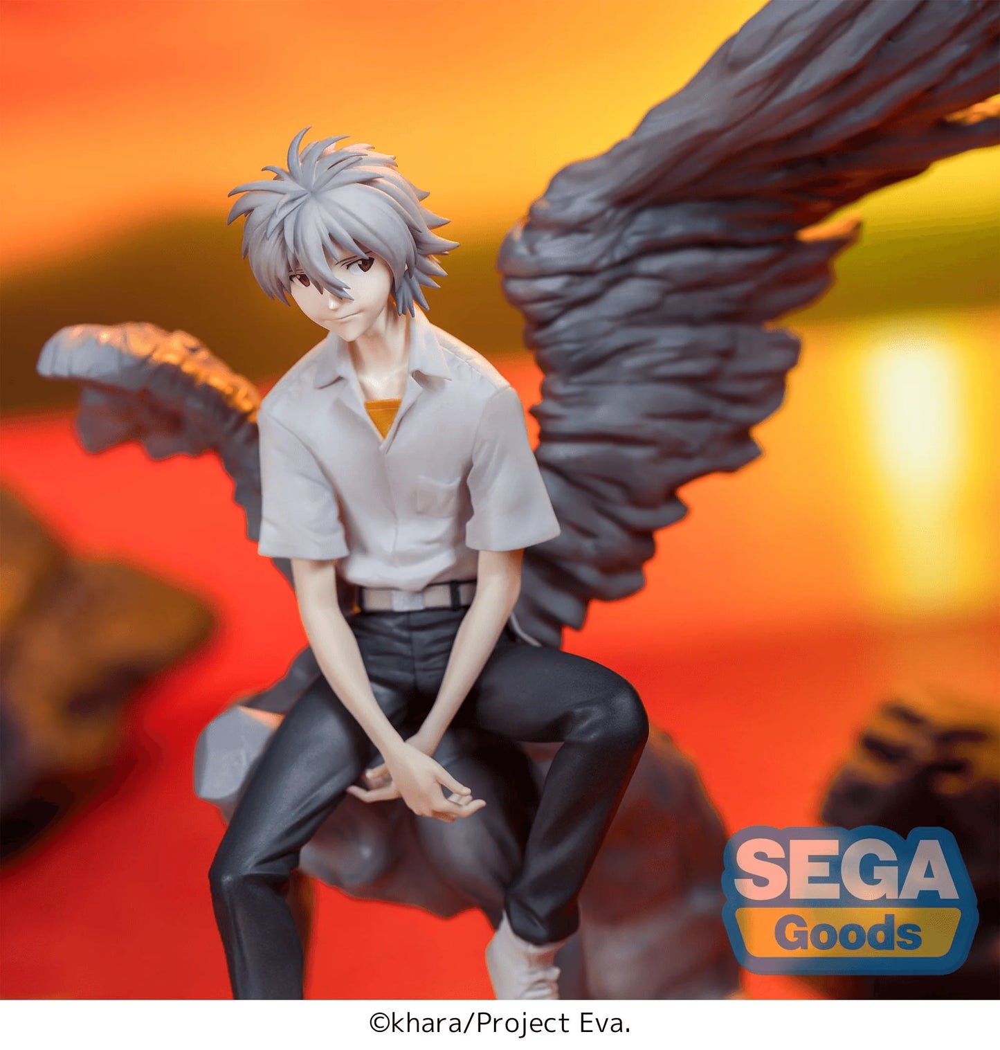 SEGA Luminasta Kaworu Rebuild of Evangelion PVC Figure
