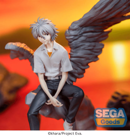 SEGA Luminasta Kaworu Rebuild of Evangelion PVC Figure
