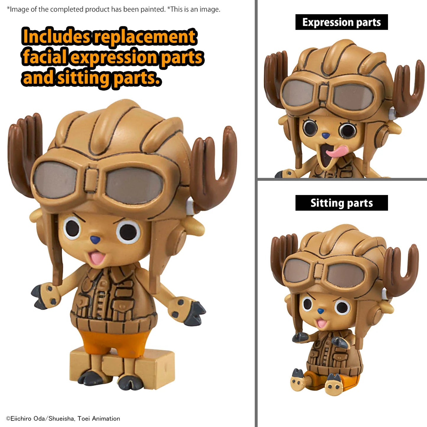 One Piece Chopper Robo 1 & 2 Tank and Wing Model Kit