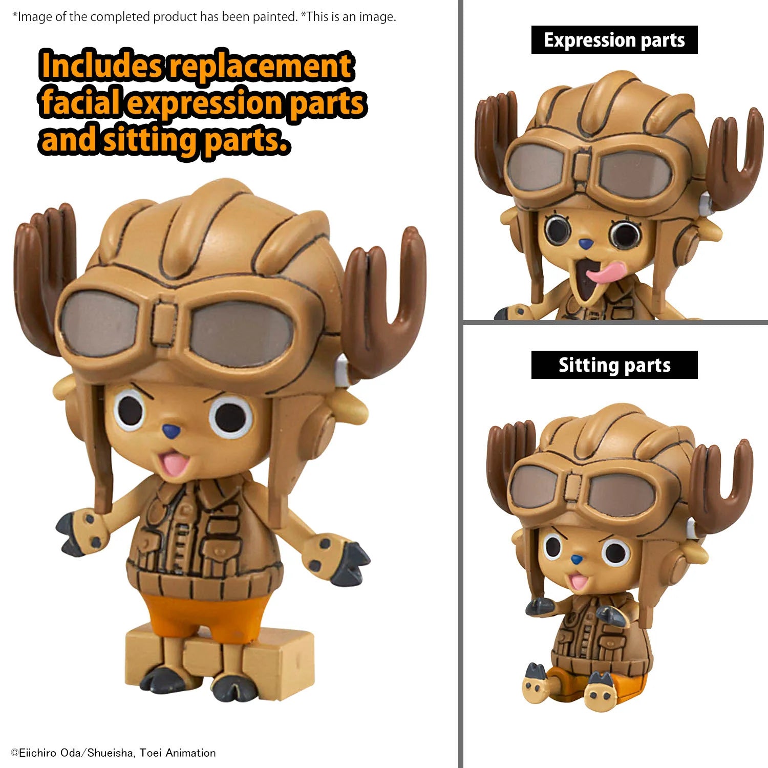 One Piece Chopper Robo 1 & 2 Tank and Wing Model Kit