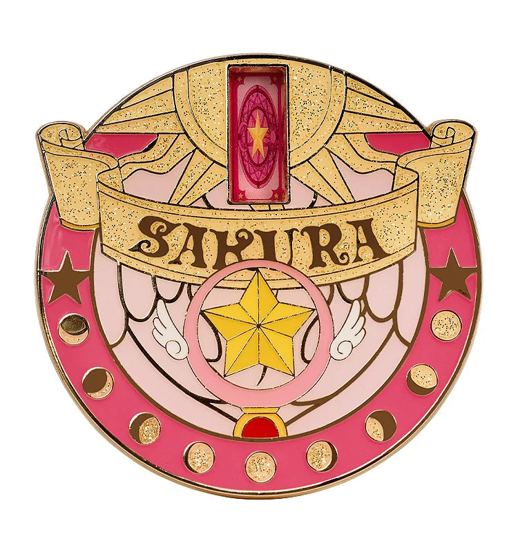 GoodSmile Moment Cardcaptor Sakura 25th Anniversary Rotating Metal Badge