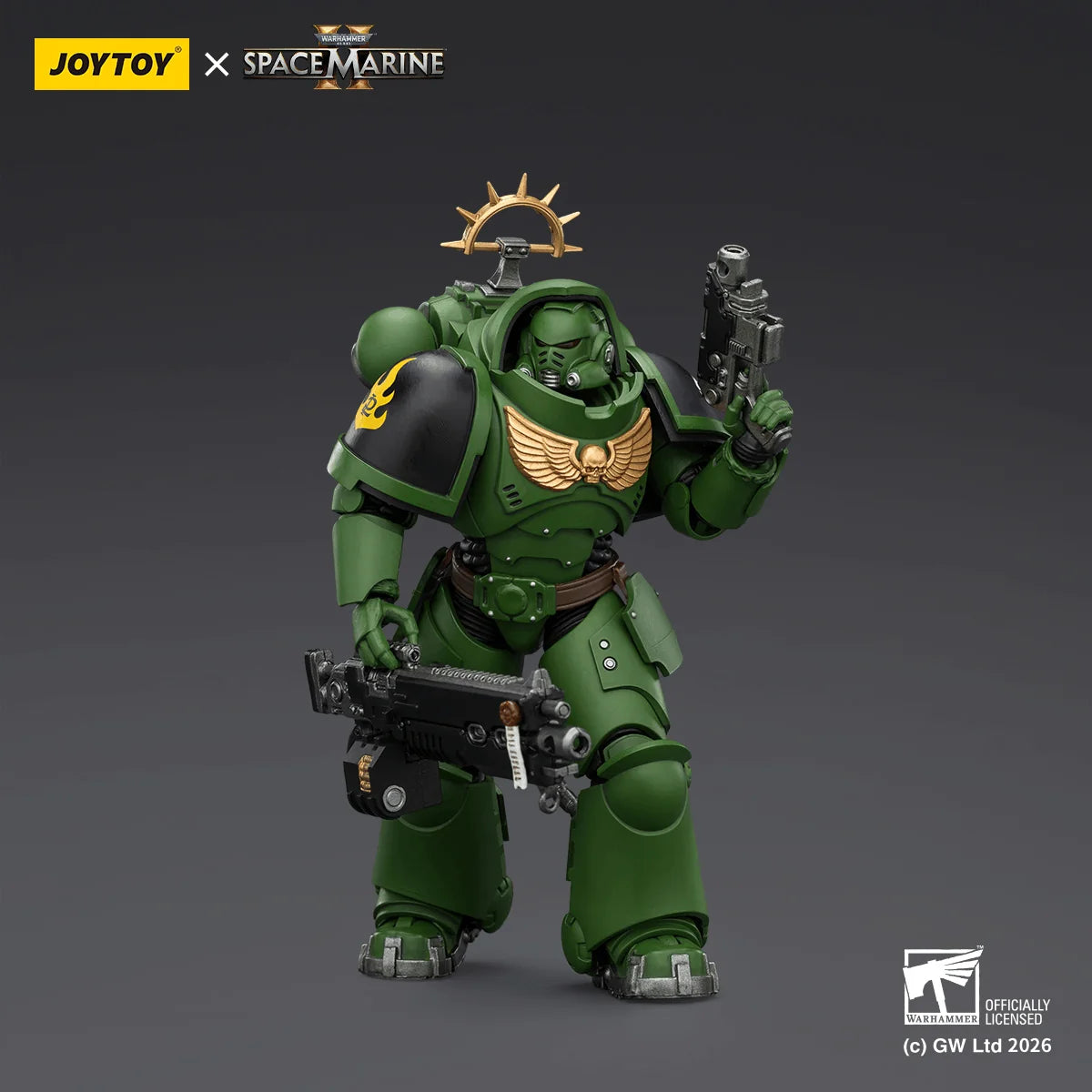 Game Edition Salamanders Heavy Intercessor with Heavy Bolt Rifle and Bolt Pistol