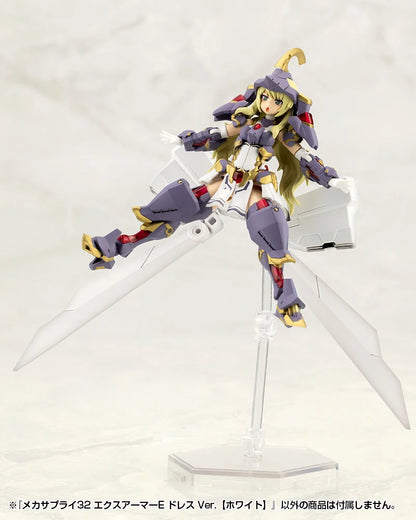 Kotobukiya M.S.G Expansion Armor Type E Dress Ver. Customizable Armor Set (White)
