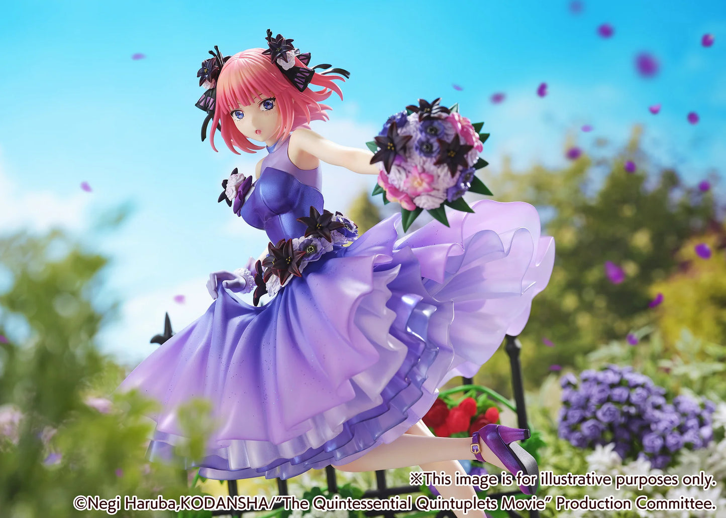 eStream Nino Nakano Floral Dress Scale Figure