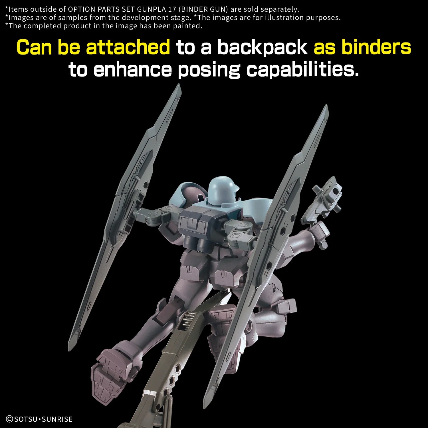 Gundam Build Fighters Try Option Parts Set 17 Binder Gun