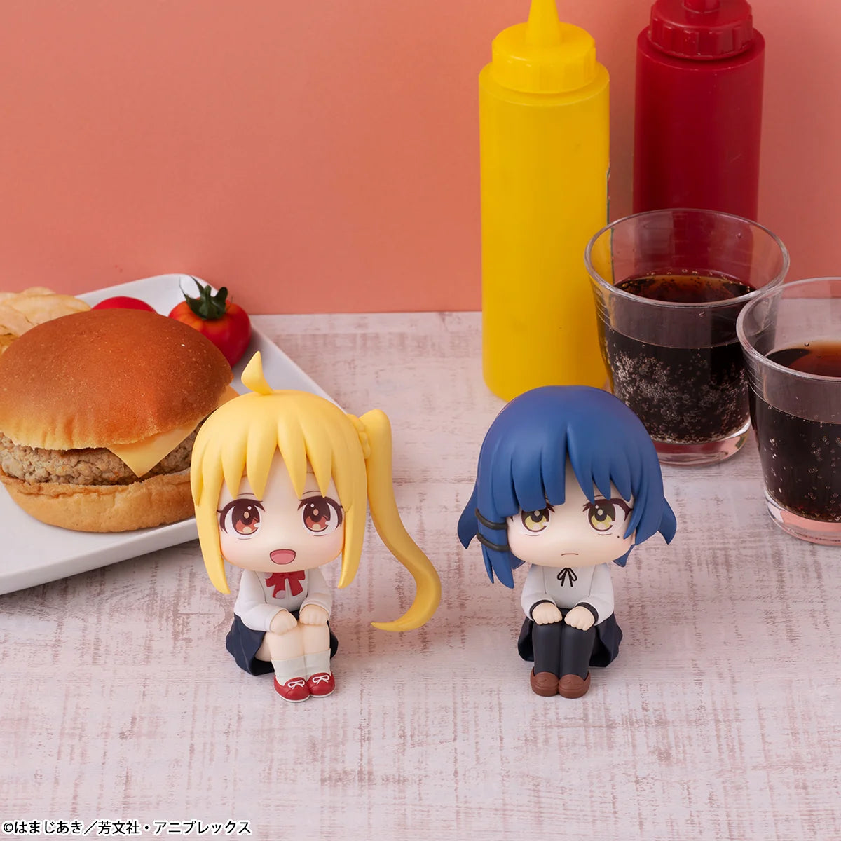 MegaHouse Lookup Bocchi the Rock Nijika Ijichi & Ryo Yamada Seated Figure Set