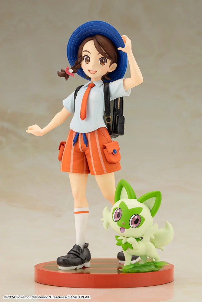 Kotobukiya Pokémon Juliana with Sprigatito ARTFX J Statue