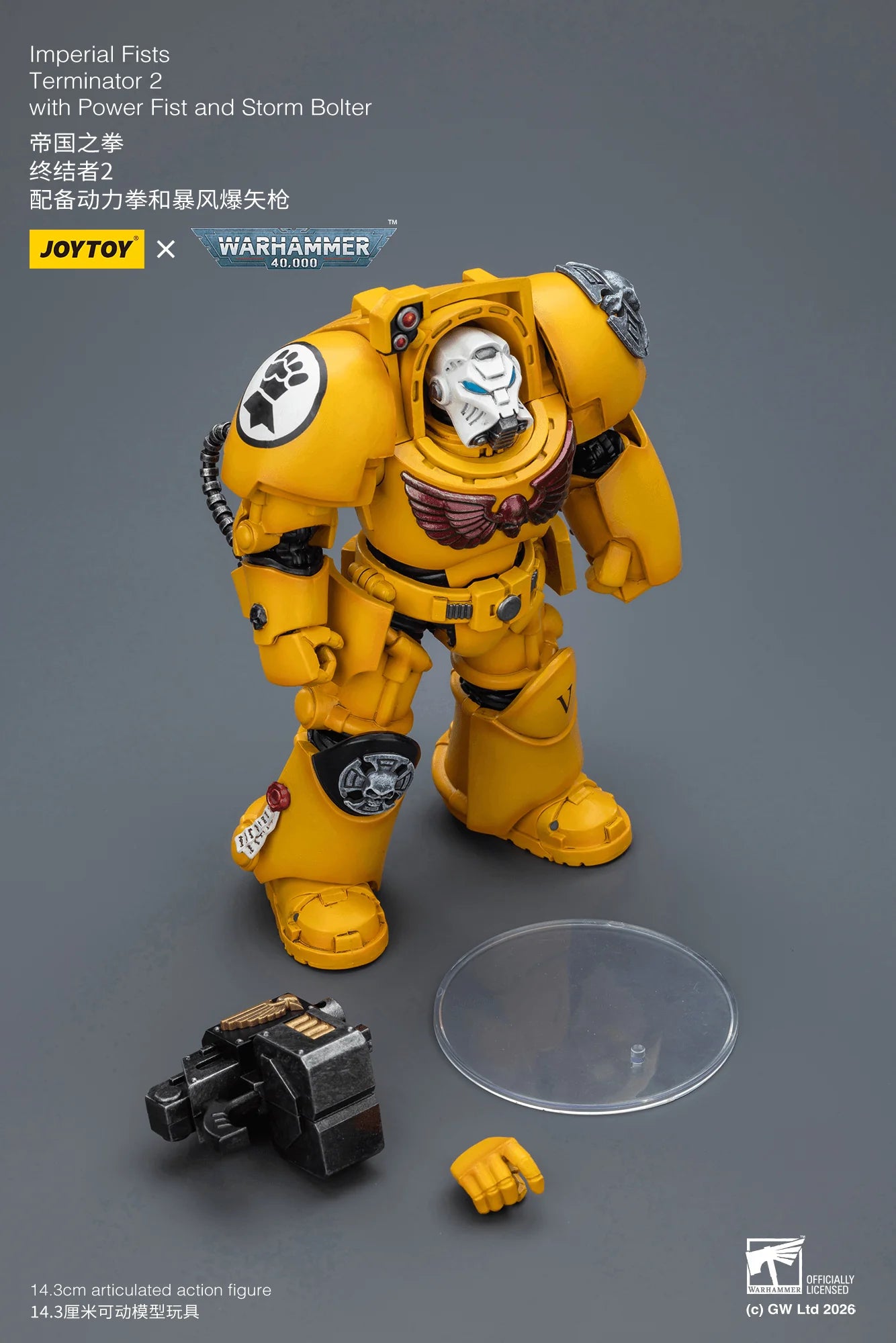 Imperial Fists Terminator 2 with Power Fist and Storm Bolter