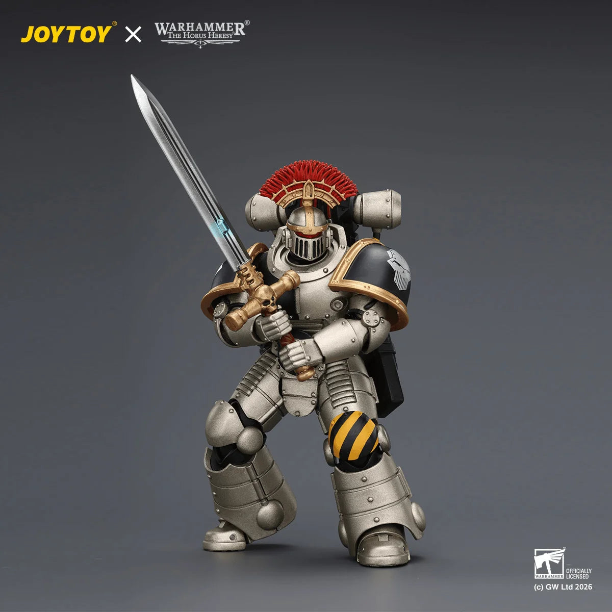 Iron Warriors Mkll Tactical Sergeant with Power Sword, Bolt Pistol and Plasma Pistol