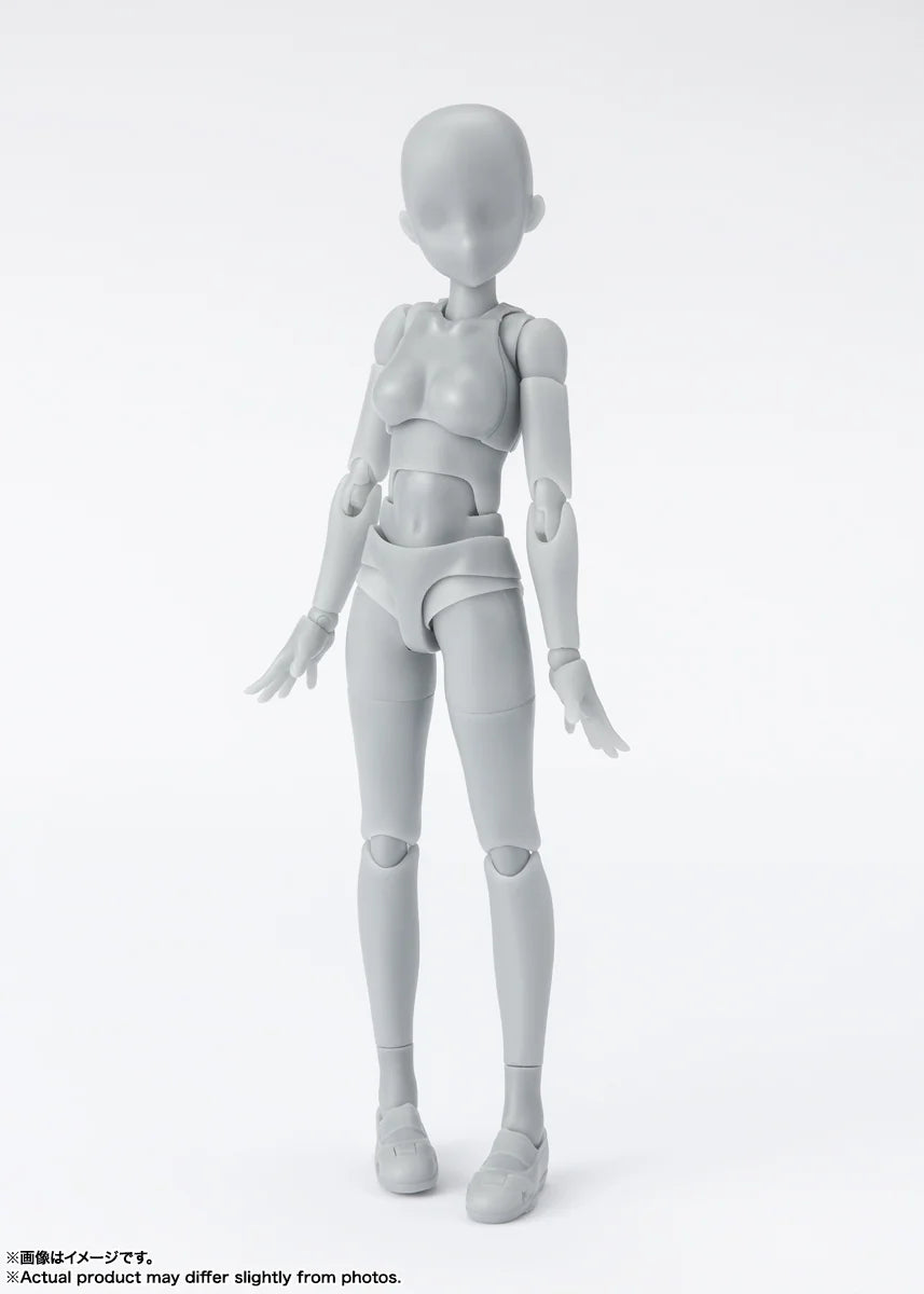 S.H. Figuarts Body-chan School Life Edition DX Set Gray Action Figure