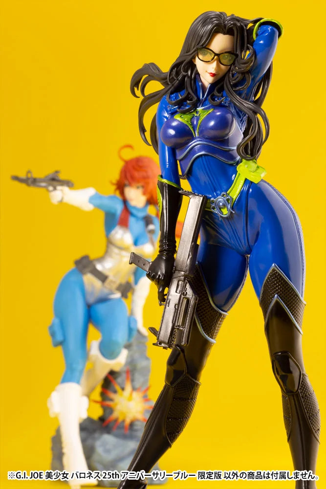 Kotobukiya G.I. Joe Baroness 25th Anniversary Bishoujo Statue - Blue