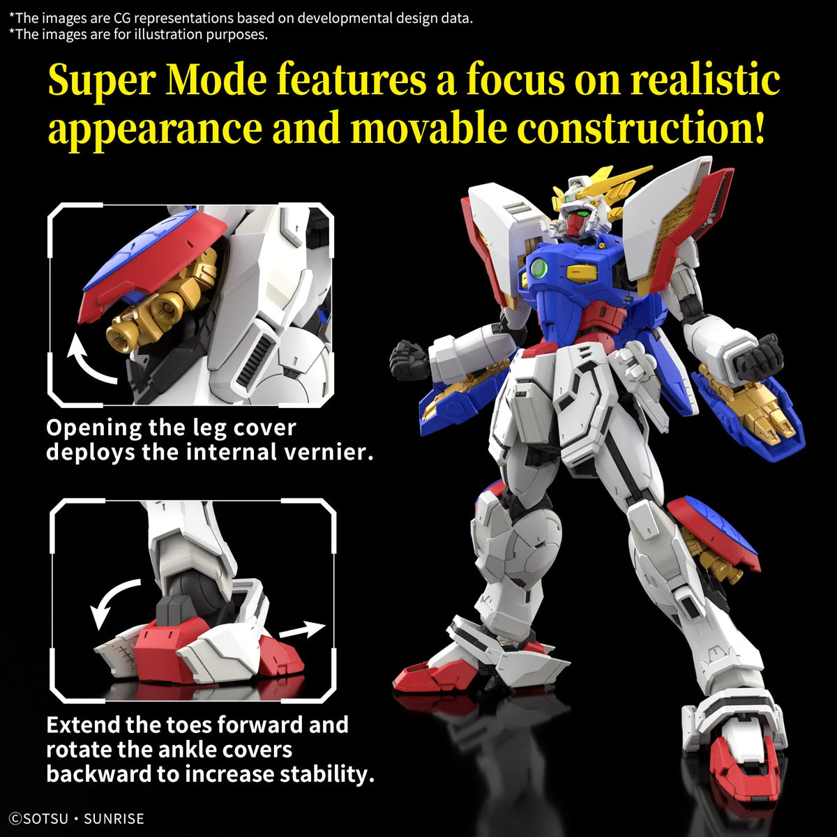 RG 1/144 Shining Gundam Model Kit