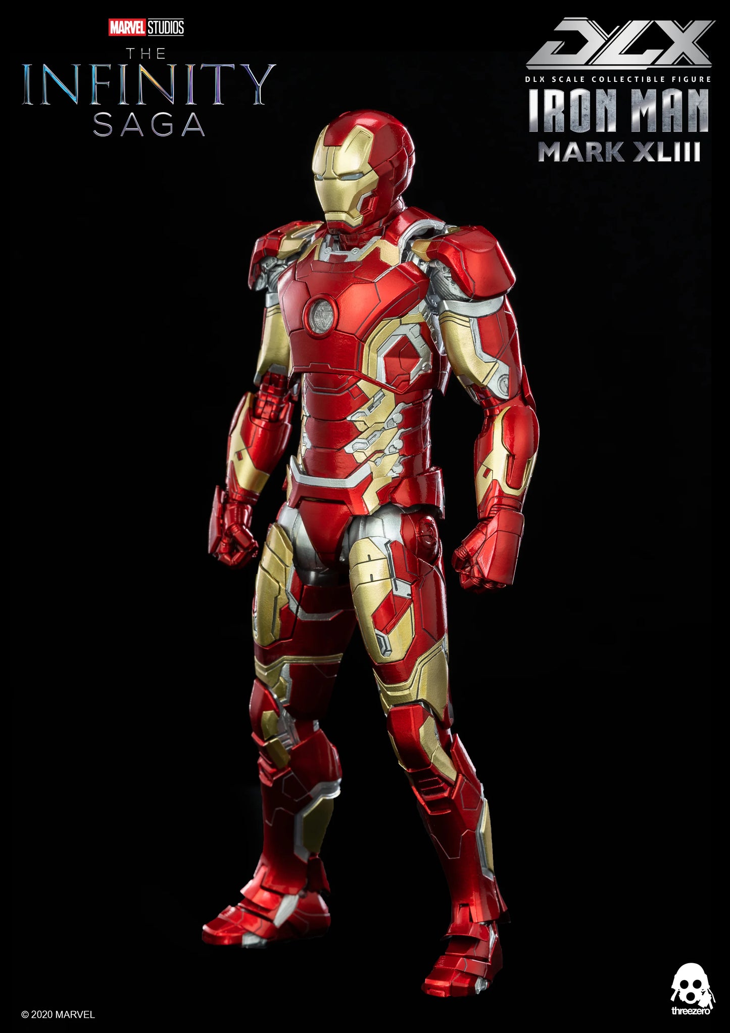 threezero DLX Iron Man Mark 43 Collectible Figure