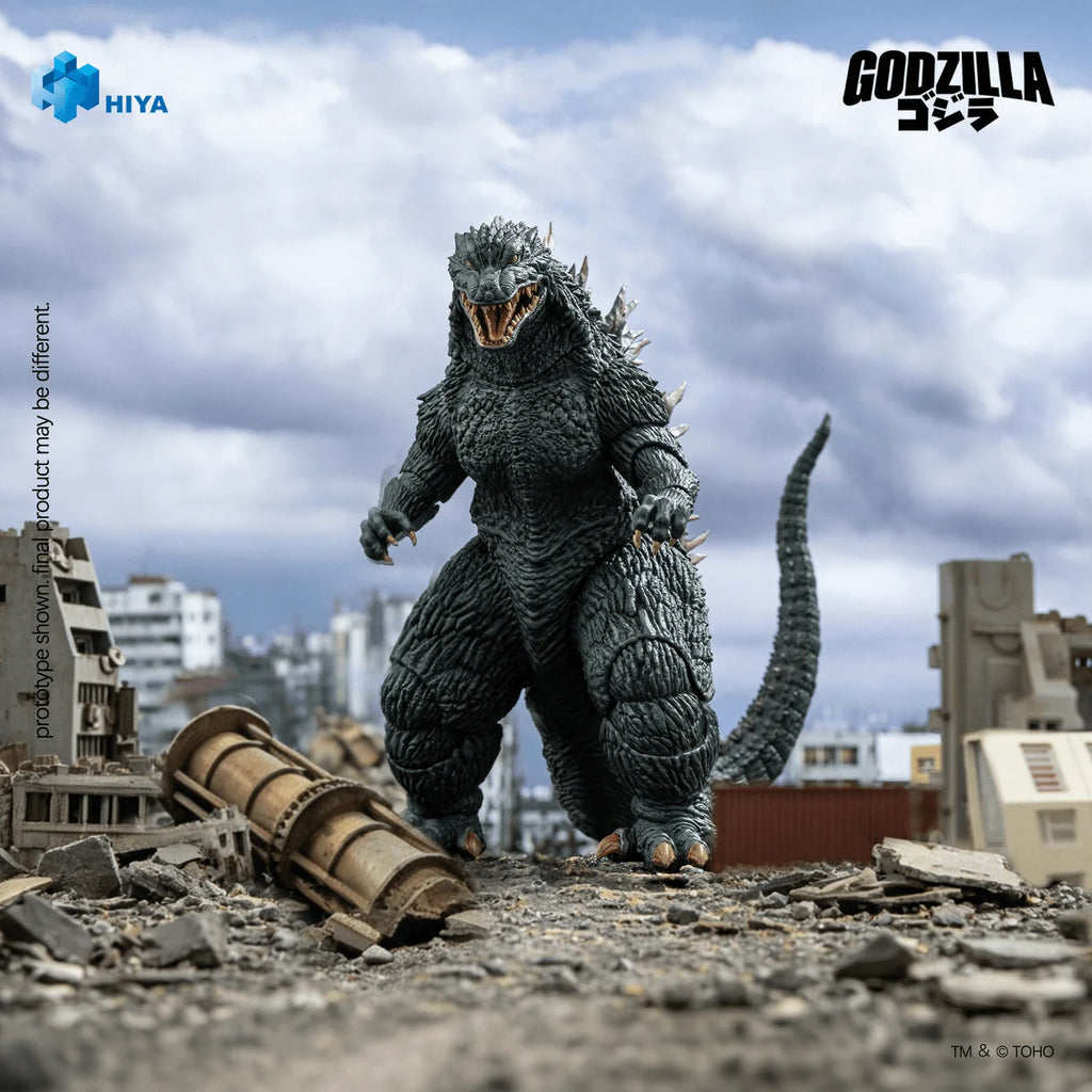 HIYA Exquisite Basic Series None Scale 7 Inch Godzilla vs. Megaguirus 2000 Godzilla Action Figure